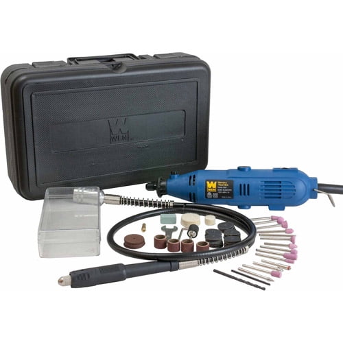 Carrying Case Rotary Tool Kit 1.8 Amp 63 Accessories Multi-Functional for Around-The-House and Crafting Projects 3 Attachments RTD36AC TACKLIFE Variable Speed with Upgraded Flex Shaft 